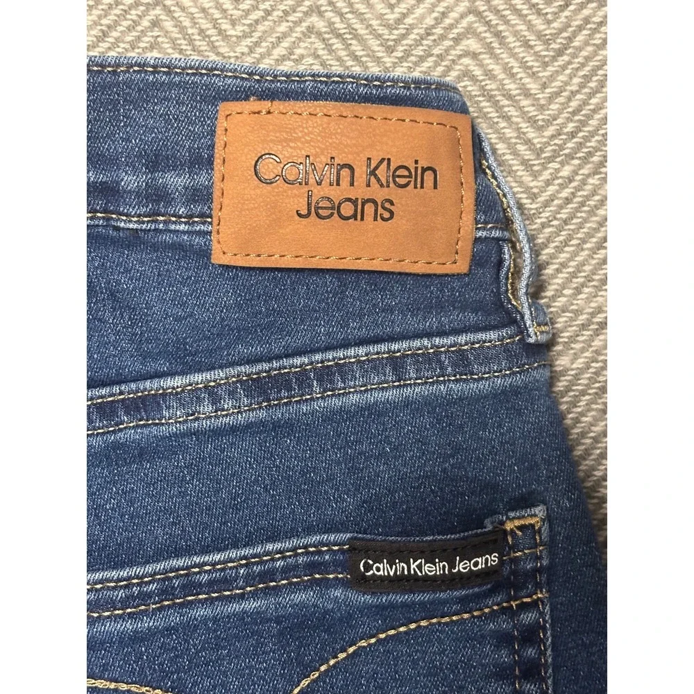 Calvin Klein Jeans Men Blue Wash Skinny Fit Denim Pants Size‎ 6